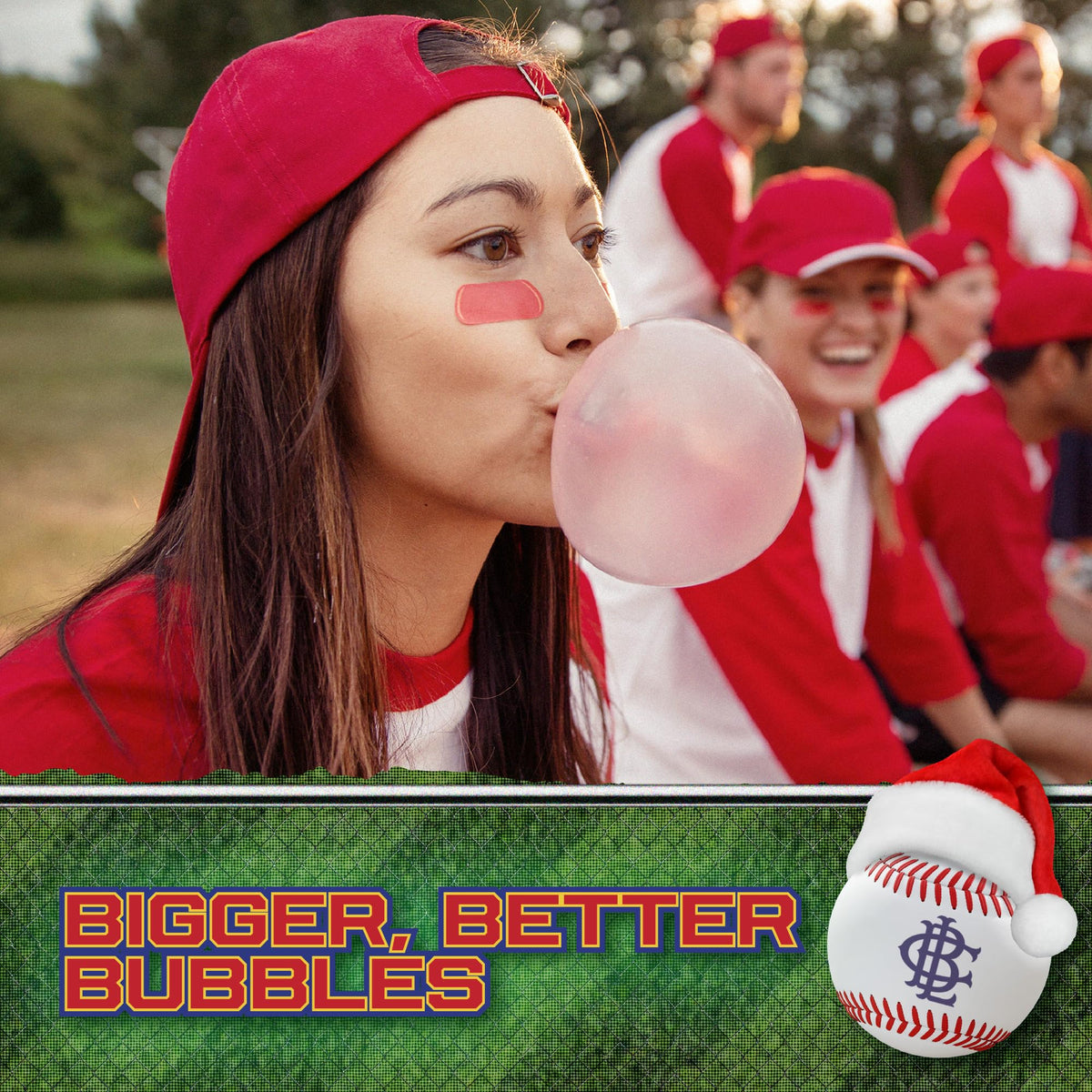 Big League Chew Original - Chewing Bubble Gum Pack of 3, 2.12 oz