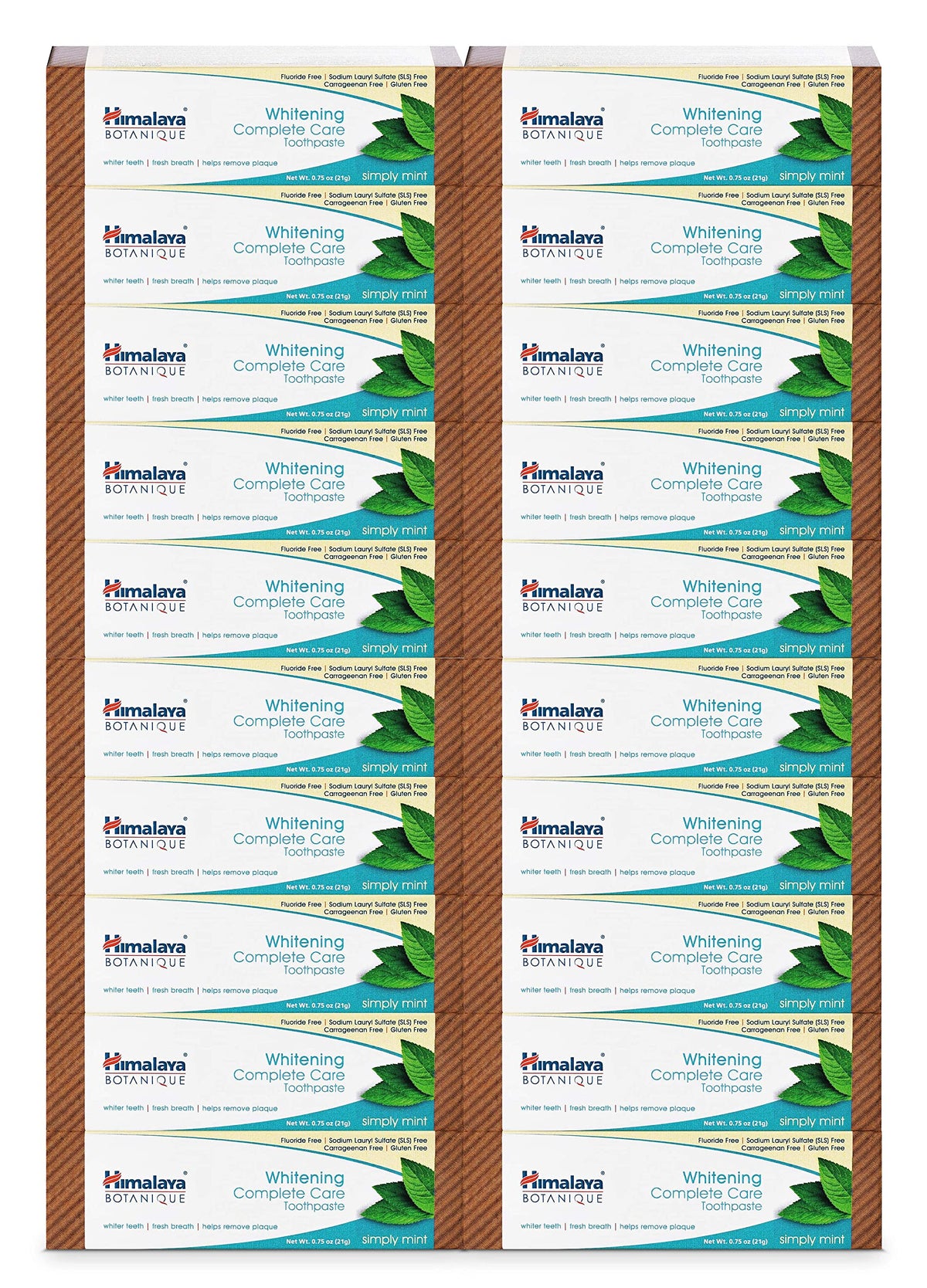 Himalaya Botanique Whitening Complete Care Toothpaste Mint, 5.29 oz, 2 Pack