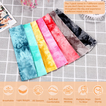 Headbands for Women Non Slip - 7PCS Fashion Sports Hair Bands for Women's Hair, Soft