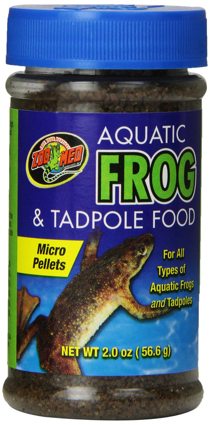 Zoo Med Aquatic Frog and Tadpole Food, 12 Ounces Each, Made in The USA (12 Ounces)