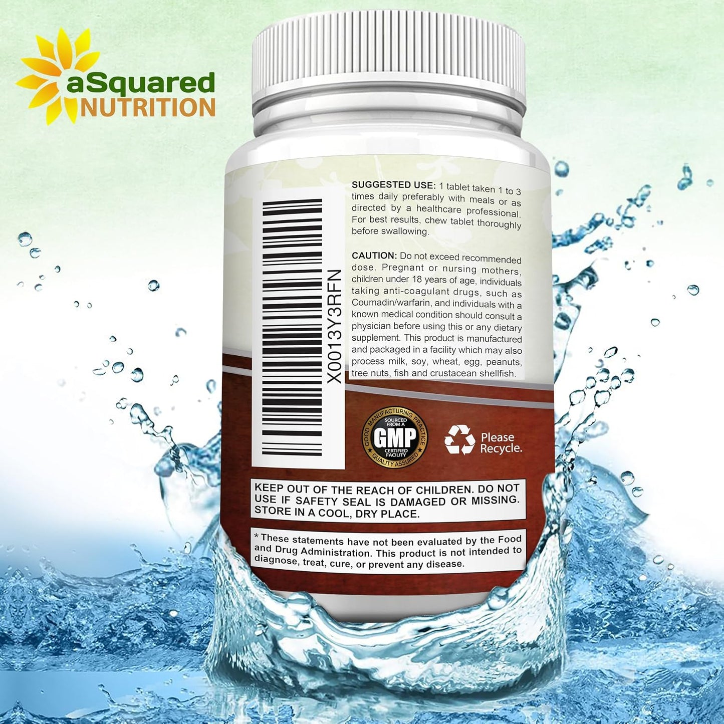 Vitamin D3 with K2 Supplement - 180 Chewable Tablets: Vit D-3 2000 IU & K-2 | Max Strength D3 K2 - Pure D-3 Cholecalciferol & K-2 MK7 to Support Healthy Bones, Teeth, Heart - Antioxidant Energy Formula