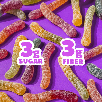 SmartSweets Sweet Fish, Low Sugar Gummy Candy (3g), Low Calorie (130), Gluten-Free -1.8oz (Pack of 12) Packaging may vary
