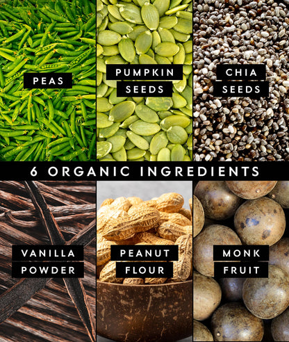 Truvani Organic Plant Based Protein Powder | Vanilla | 18 Servings | Vegan | 20g Pea Protein | Keto | Gluten & Dairy Free | Low Carb | No Added Sugar