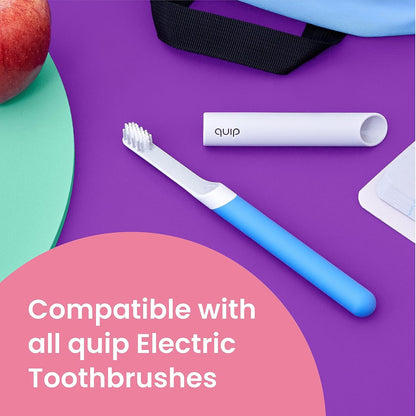 quip Sonic Toothbrush Small Replacement Heads for Kids, 9 Months, 3 Pack