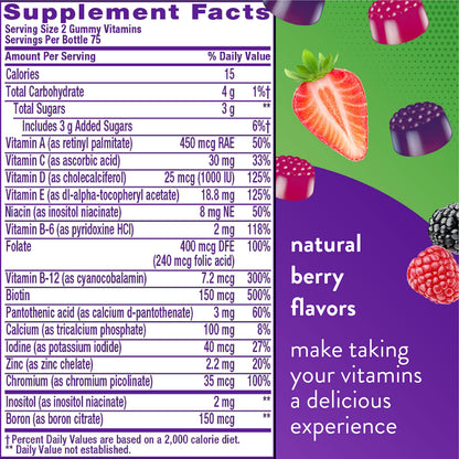 Vitafusion PreNatal Gummy Vitamins & Womens Multivitamin Gummies