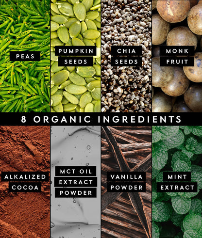 Truvani Organic Plant Based Protein Powder | Strawberry | 10 Servings | Vegan | 20g Pea Protein | Single Serving Travel Packets | Keto | Gluten & Dairy Free | Low Carb