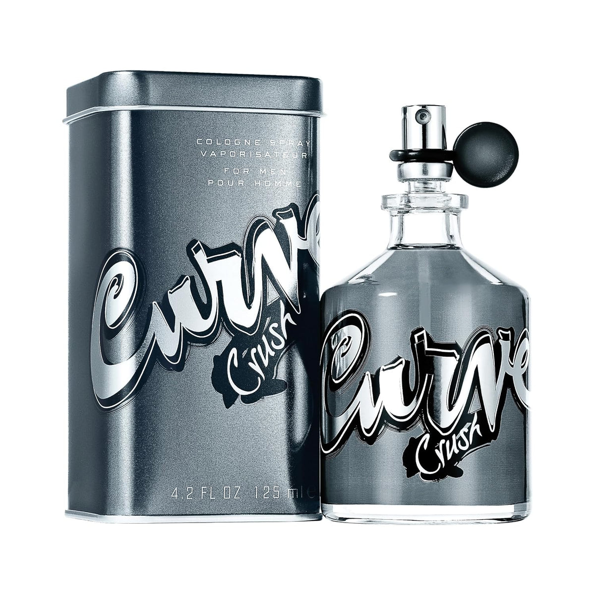 Curve Crush Men's Cologne Fragrance Spray, Casual Day or Night Scent, 4.2 fl oz