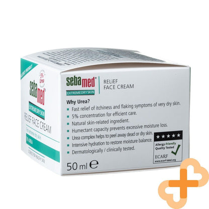 SEBAMED EXTREME DRY SKIN Urea 5% Relief Face Cream Allergy Friendly