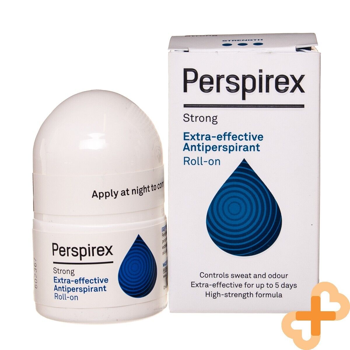 PERSIPREX Extra Strong Roll On Antiperspirant 20ml Effective 3-5 Days