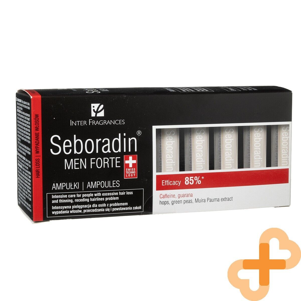 SEBORADIN Men Ampoules for Men Against Hair Loss with Caffeine 14 pcs