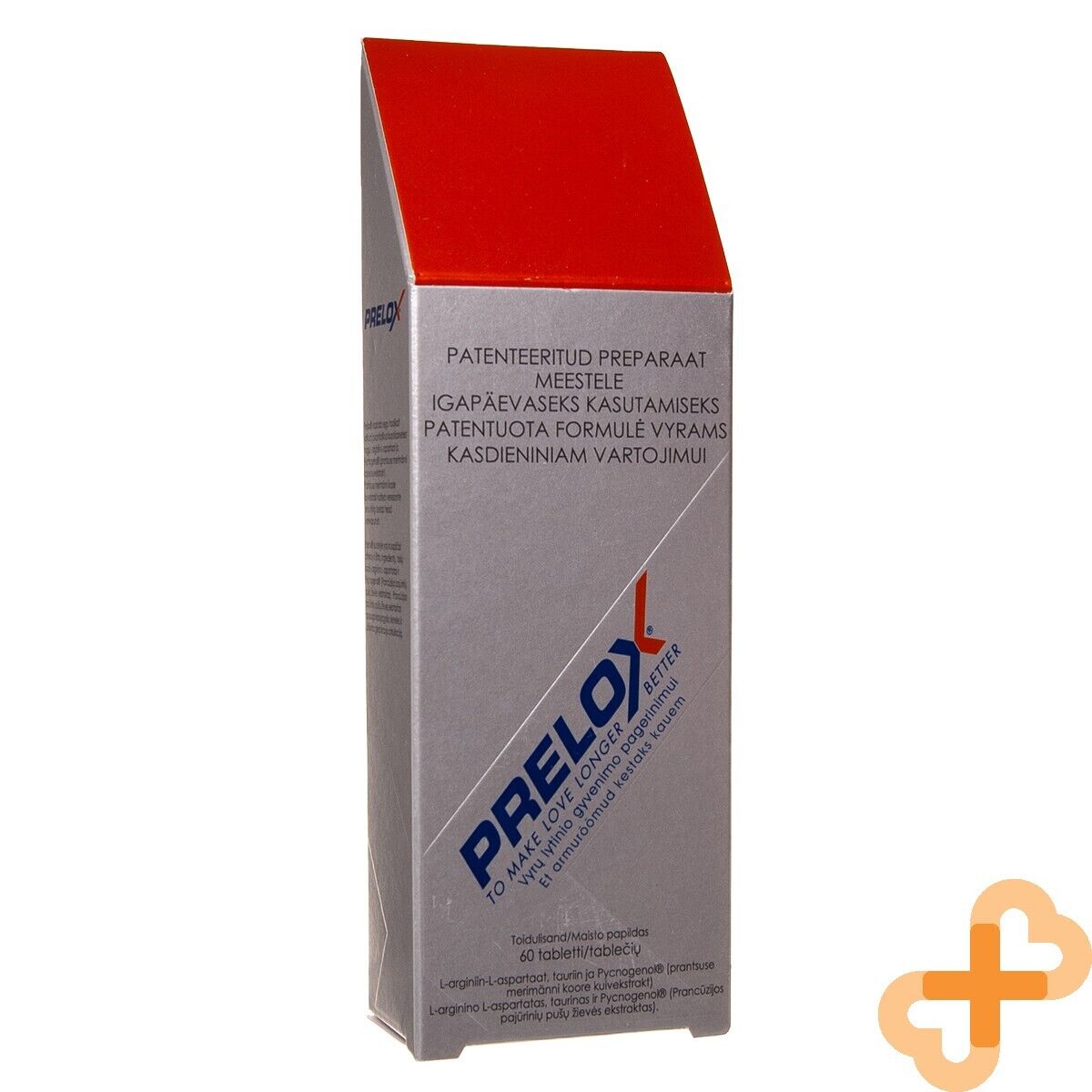 PRELOX 60 Tablets Supplement For Men's Sexual Health L-arginine Pycnog