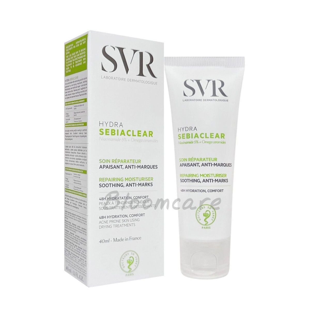 SVR Sebiaclear Hydra Anti-Mark Soothing Repairing Moisturizer 40ml