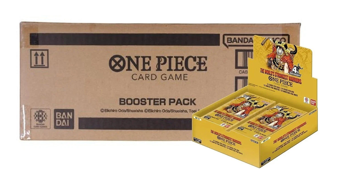 SEALED CASE! 12x One Piece: The World's Strongest Warriors (OP-17) Booster Box