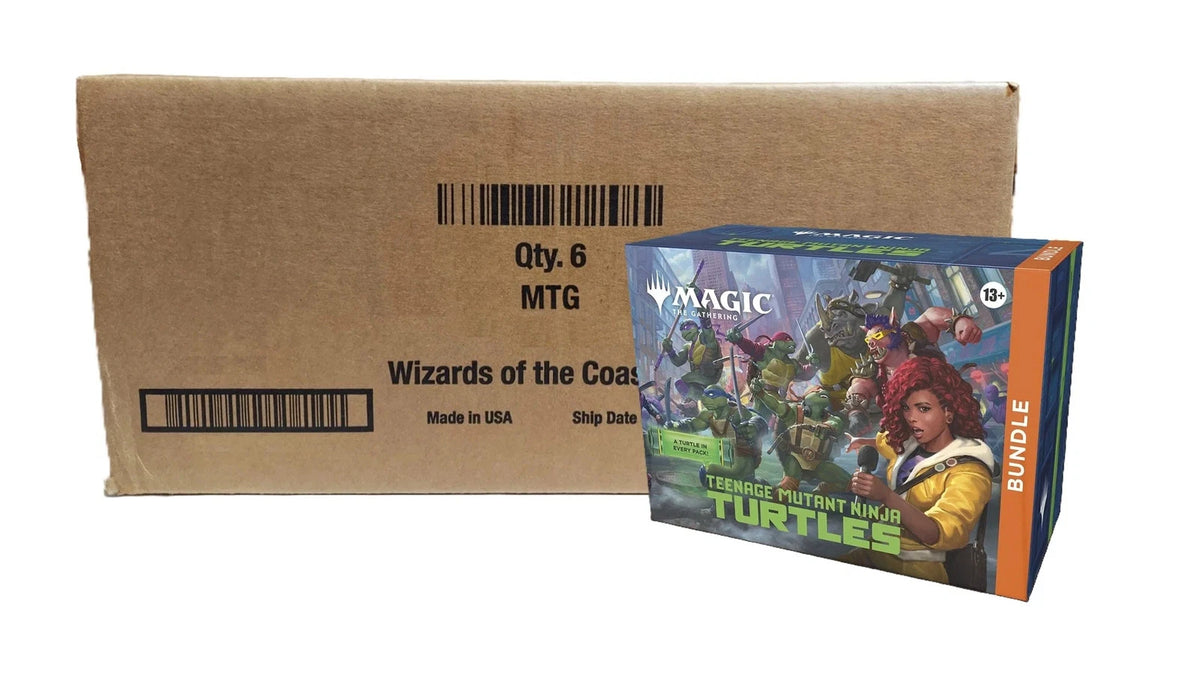 SEALED CASE! 6x Bundle Teenage Mutant Ninja Turtles TMT MTG PRESALE