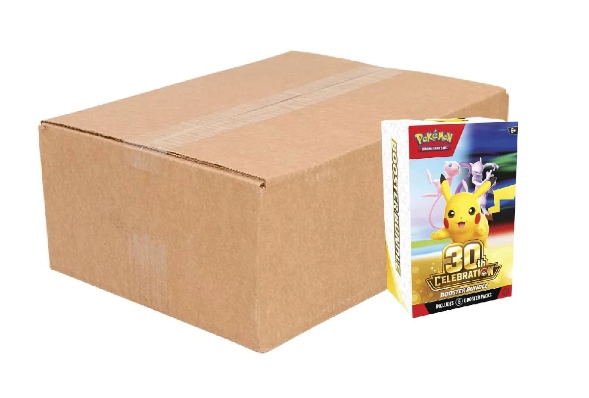 SEALED CASE! 25x Booster Bundle Pokemon TCG 30th Celebration