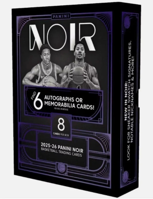 2025-26 Panini Noir Basketball Hobby Box