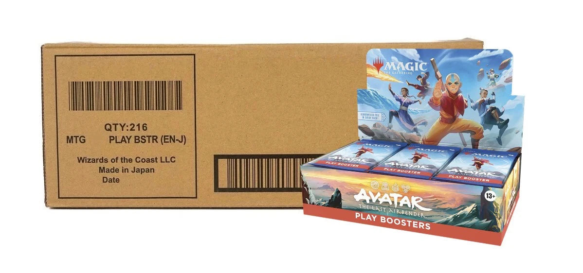 SEALED CASE! 6x Play Booster Box Avatar The Last Airbender TLA MTG