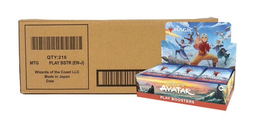 SEALED CASE! 6x Play Booster Box Avatar The Last Airbender TLA MTG