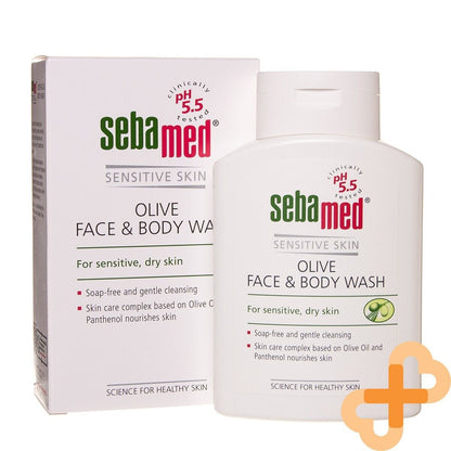 SEBAMED SENSITIVE Skin Face and Body Wash with Olive Oil for Dry Skin