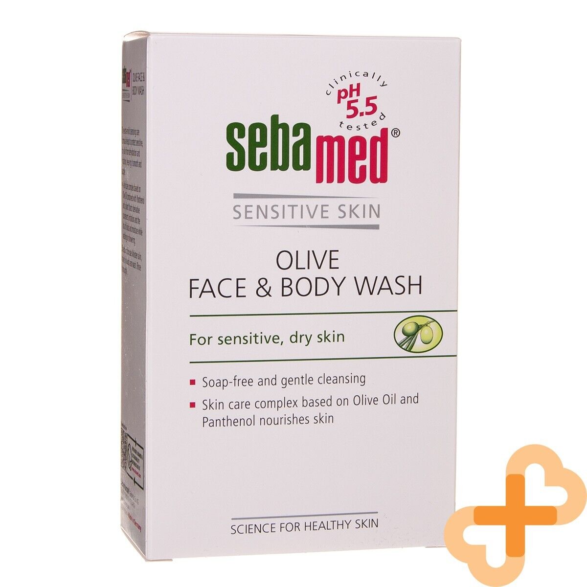 SEBAMED SENSITIVE Skin Face and Body Wash with Olive Oil for Dry Skin