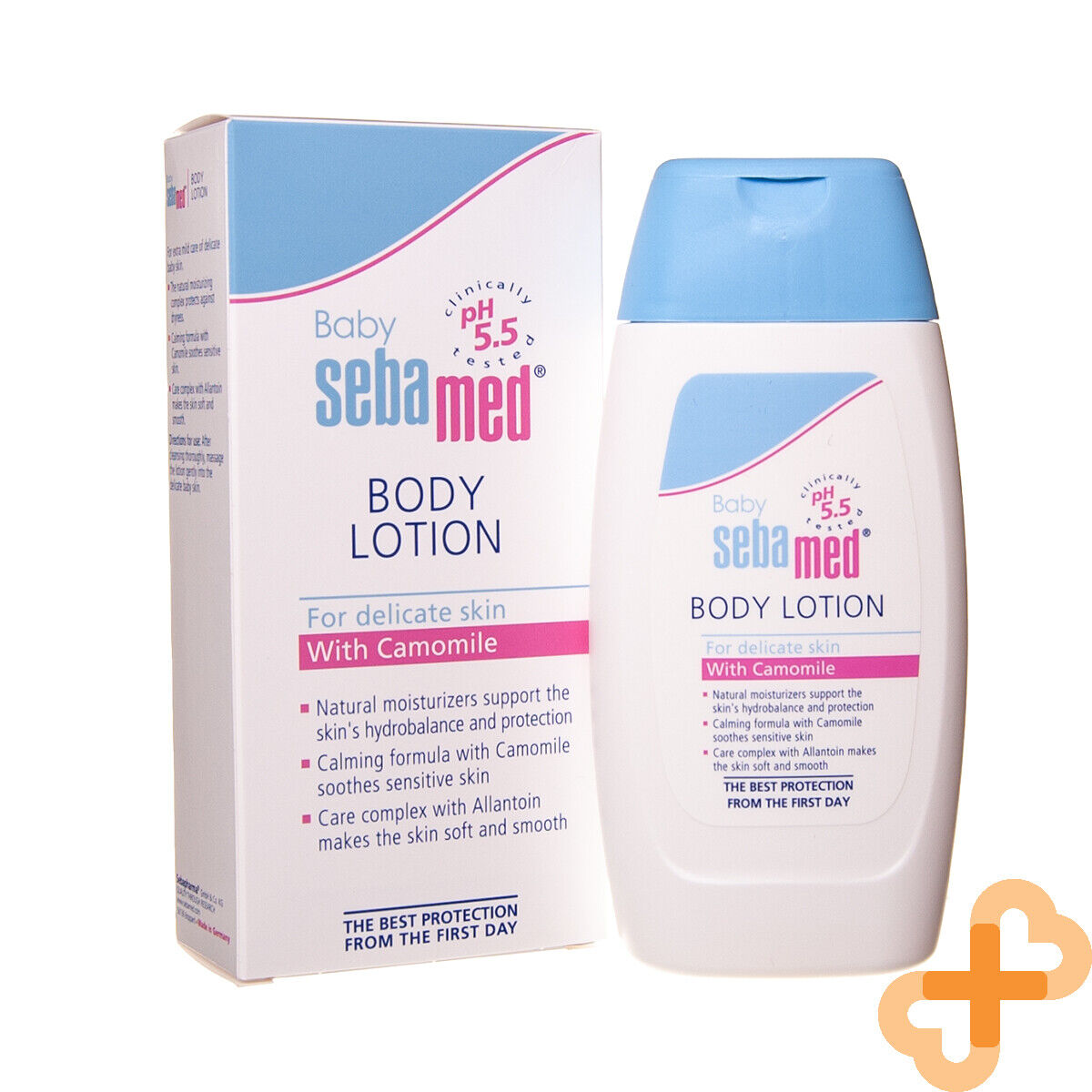 SEBAMED Baby Body Lotion For Delicate Sensitive Skin 200ml With Camomile