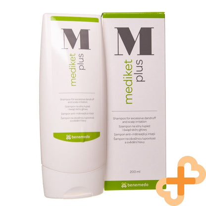 MEDIKET PLUS Shampoo For Dry Scalp Skin and Hair Care 200 ml Anti Dandruff