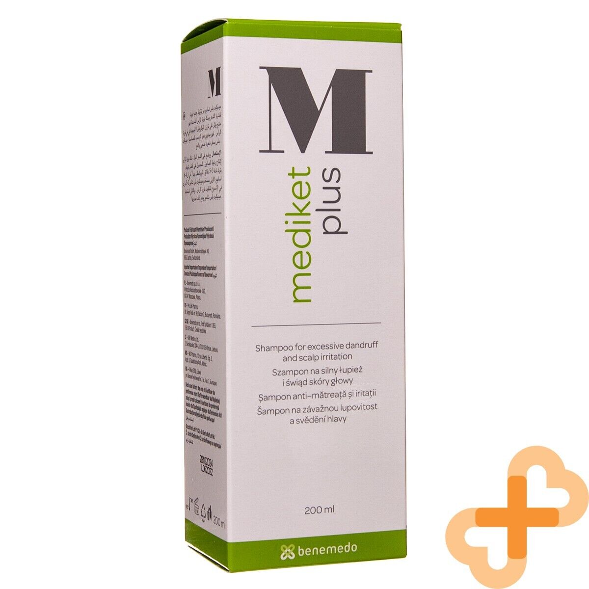 MEDIKET PLUS Shampoo For Dry Scalp Skin and Hair Care 200 ml Anti Dandruff
