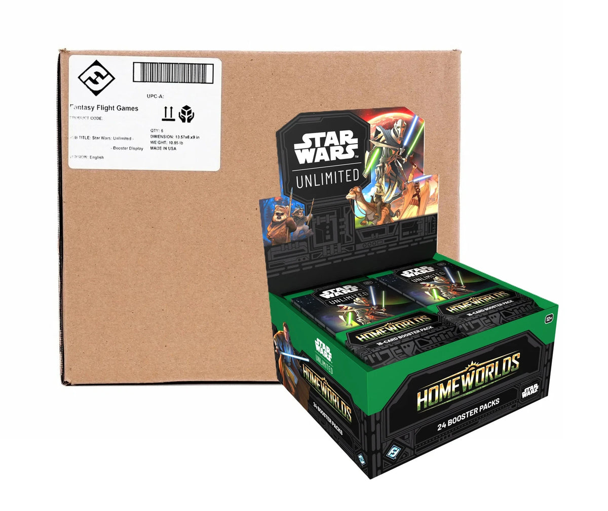 SEALED CASE! 6x Star Wars: Unlimited - Homeworlds Booster Box PRESALE 10/9