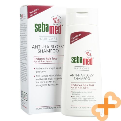 SEBAMED Anti - Hairloss Shampoo 200ml For All Hair Types Ginkgo Biloba
